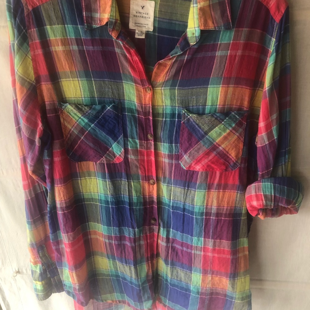 American Eagle vintage boyfriend top